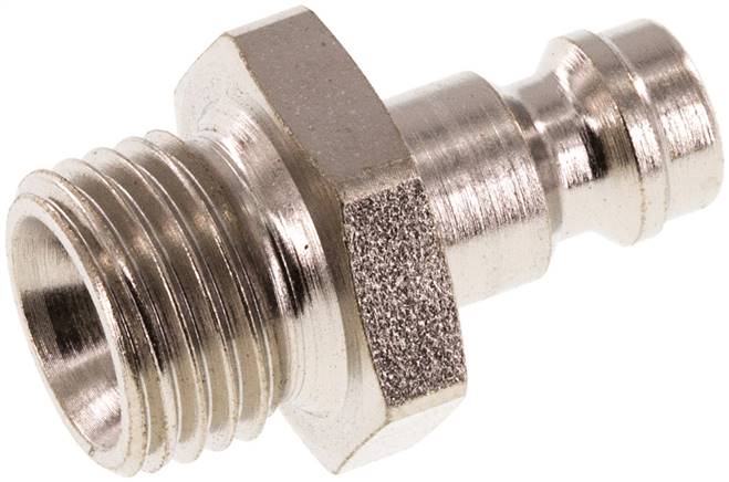 Kupplungsstecker (NW5) G 1/4"(AG), Stahl verzinkt