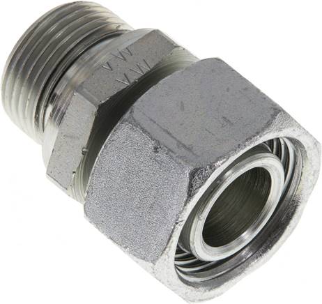 Einstellb. Schneidringverschr. G 3/4"-22 L, Stahl verzinkt