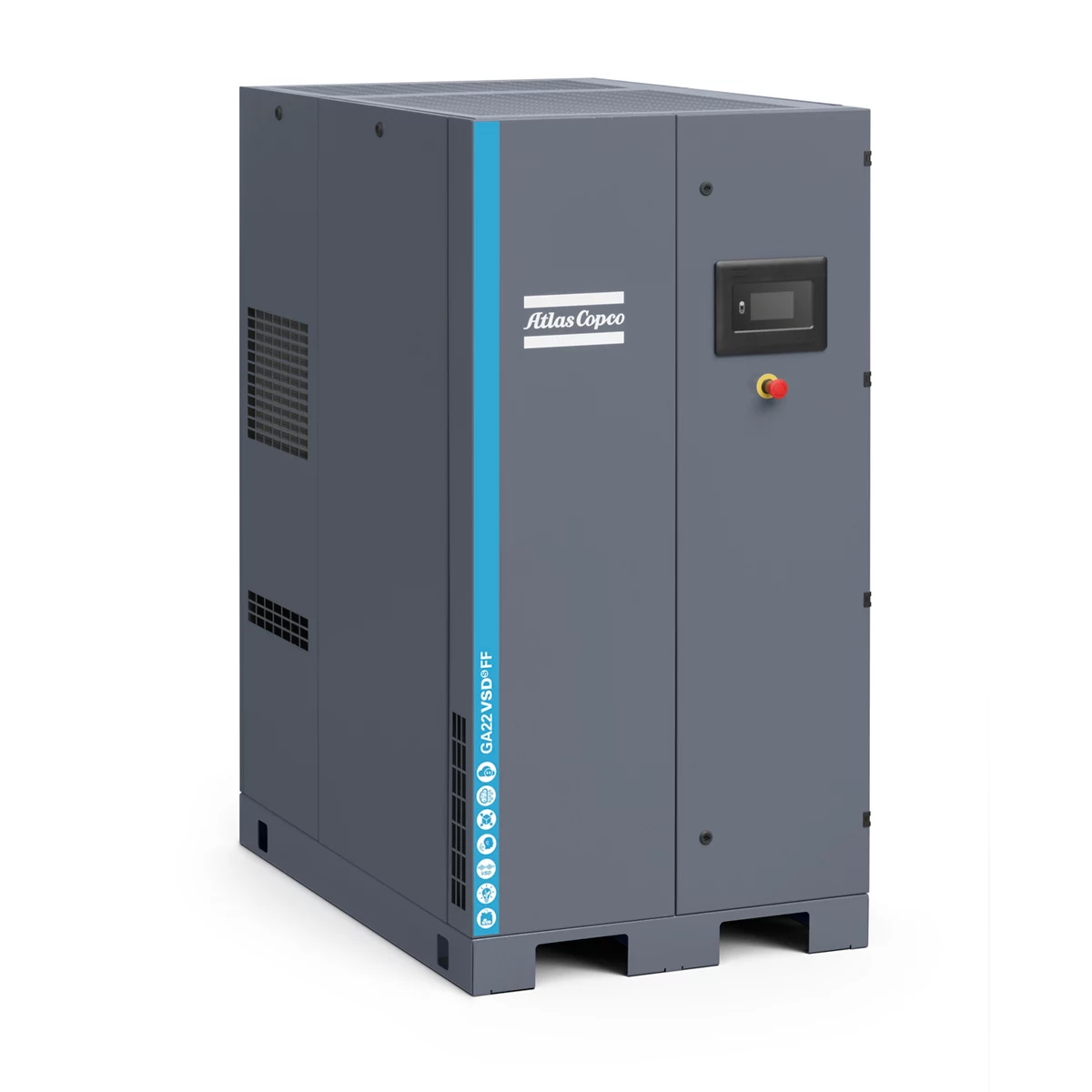 Atlas Copco Schraubenkompressor GA 37 VSDs FF inkl. Kältetrockner - 13 bar