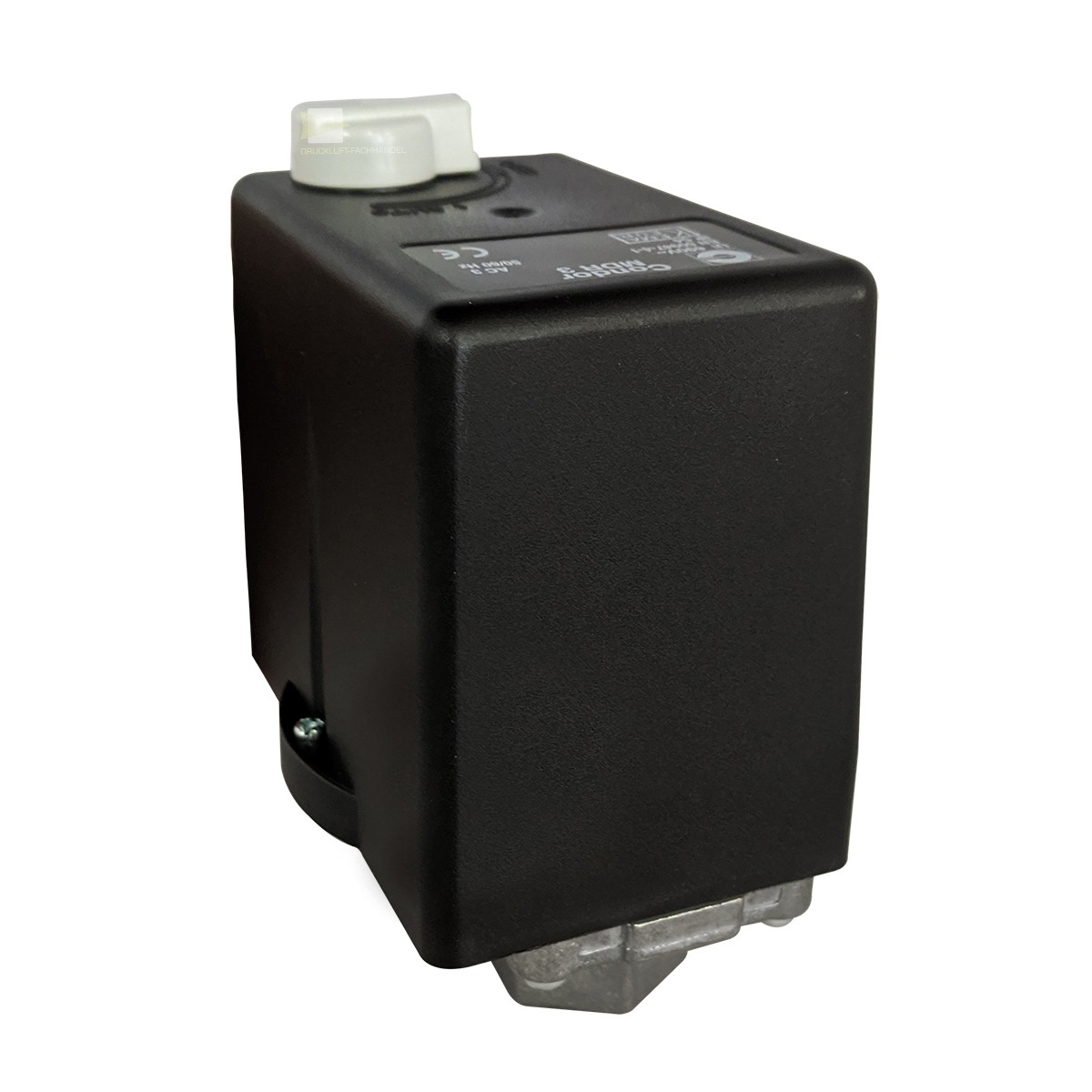 ELMAG Druckschalter CONDOR MDR 3 EA/11bar, 400 Volt (10-16 A), Grau, Schwarz ELMAG Druckschalter CONDOR MDR 3 EA/11bar, 400 Volt (10-16 A), Grau, Schwarz