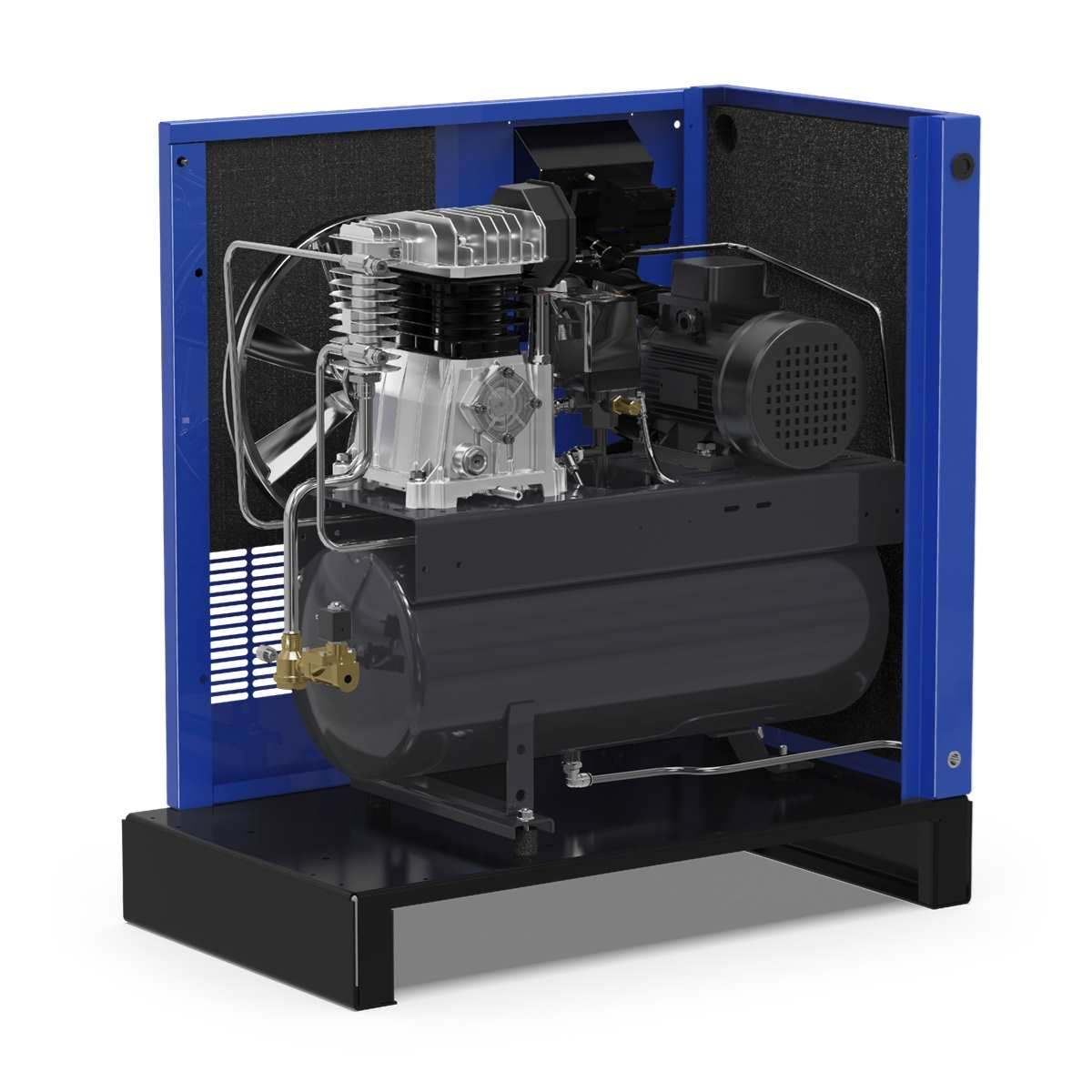 AGRE Kolbenkompressor SILENT TWISTER 350D