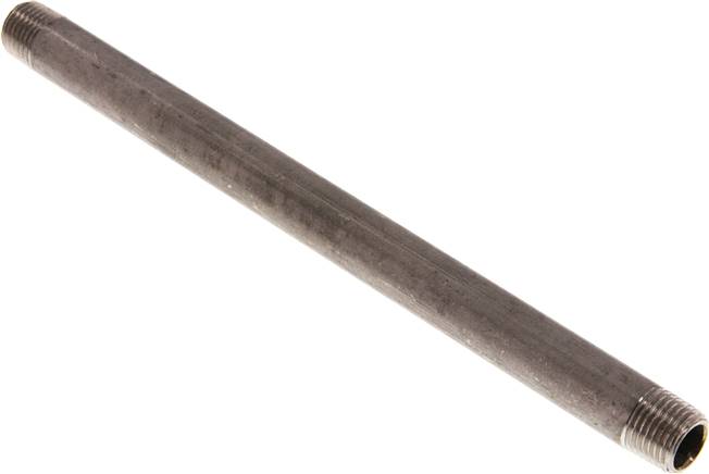 Rohrdoppelnippel R 1/4"-180mm, 1.4571