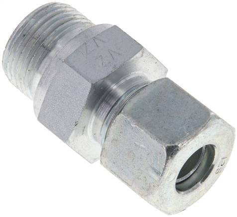 Gerade Schneidringverschr. M 22x1,5-12 S (M20x1,5), Stahl verzinkt