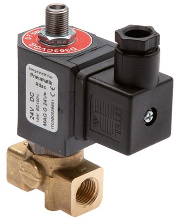 3/2-Wege Magnetventil G 1/4" stromlos geschlossen (NC) 48V=