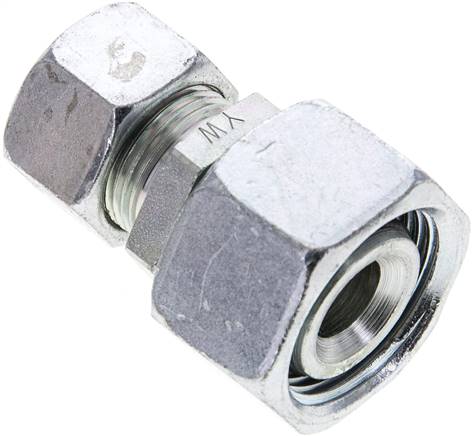 Reduziereinsatz 22 L-15 L (M22x1,5), Stahl verzinkt, mit Dichtkegel und O-Ring