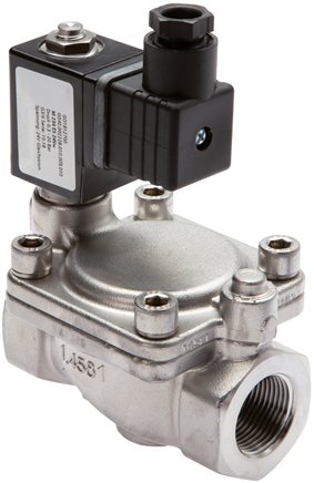 2/2-Wege ES-Magnetventil G 1-1/2", 0,5 - 16 bar, stromlos geschlossen (NC) 12V=