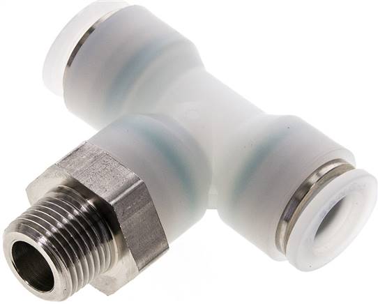 T-Steckanschluss R 3/8"-12mm, IQS-PVDF