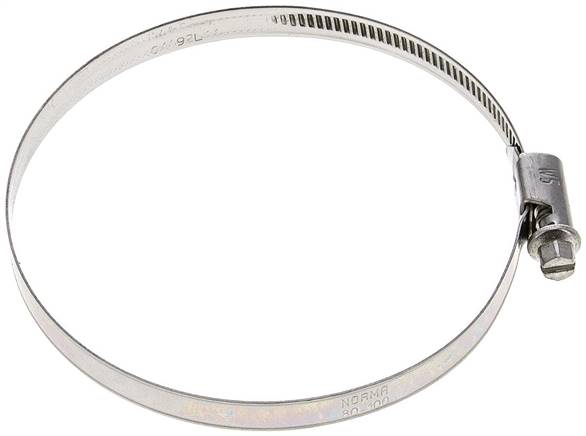 9mm Schlauchschelle 80 - 100mm, 1.4401/1.4571 (W5) (NORMA)