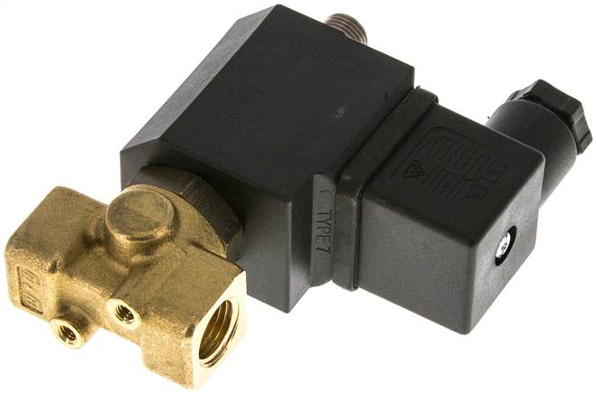3/2-Wege Magnetventil G 1/4" stromlos geschlossen (NC) 48VAC