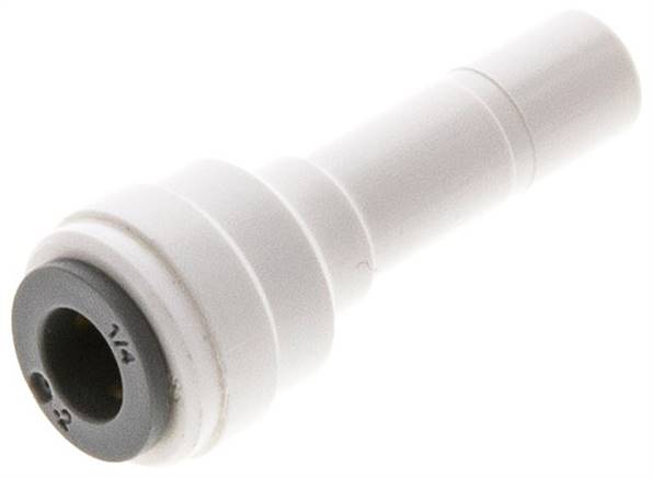 Reduzierung Stecknippel 5/16" (7,94 mm) x Schlauch 1/4" (6,35 mm), IQS-LE  (EPDM-Dichtung)