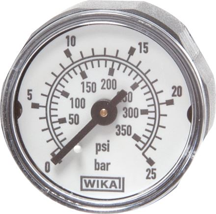 Mini-Manometer, 23mm, 0 - 10bar, G 1/8"