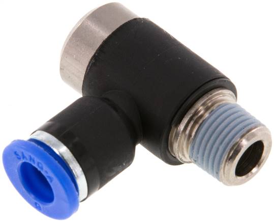 Winkel-Steckanschluss, I-Skt. R 1/8"-6mm, IQS-Standard