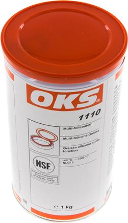 OKS 1110 - Multi-Silikonfett (NSF H1), 1 kg Dose