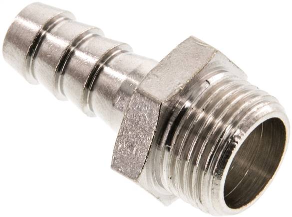 Gewindetülle G 3/8"-9 (3/8")mm, Messing vernickelt