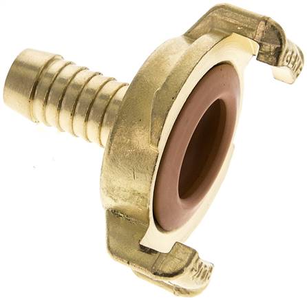 GK-Schlauchkupplung,13 (1/2")mm Schlauch, Messing mit KTW-Zulassung, 25 bar