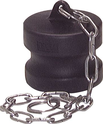 Kamlock-Verschlussstecker (DP) 4", Polypropylen