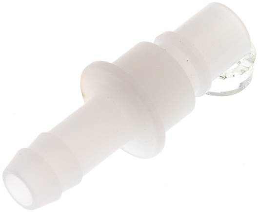 Kupplungsstecker (NW7,2) 9 (3/8") mm Schlauch, PVDF offen