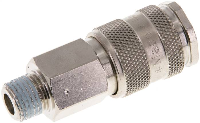 Schnellkupplung (ARO/ORION) R 1/4"(AG), Kugelverriegelung, NW 5,5