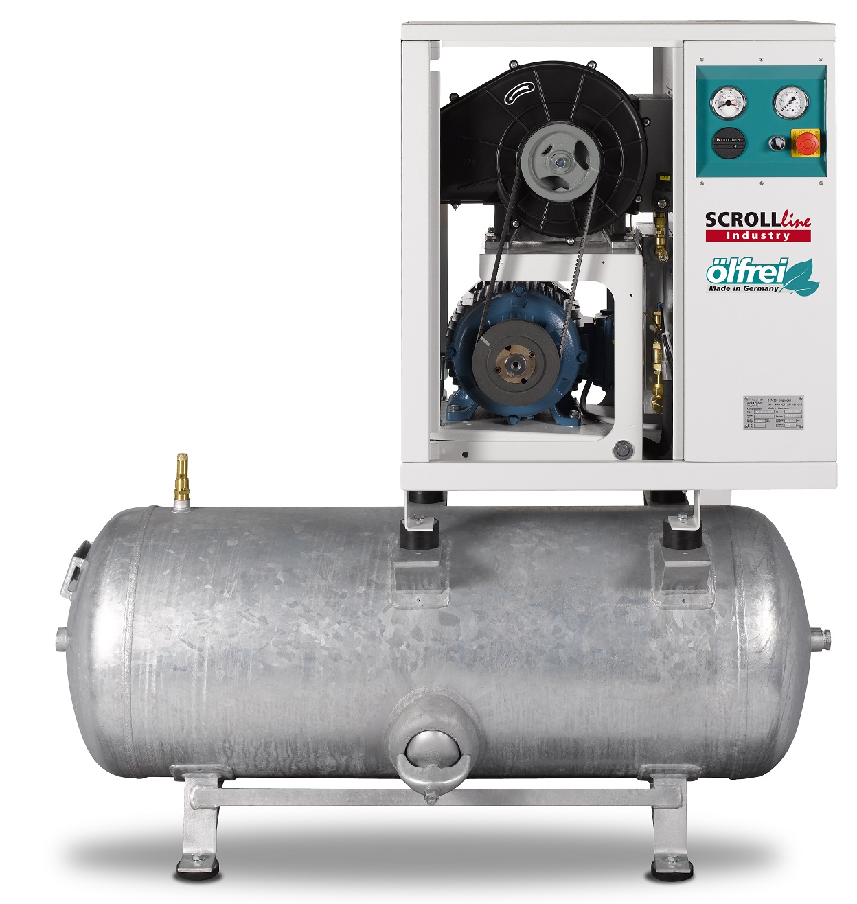 RENNER-Scrollkompressor Industry SLD-NEO 2-2,2 I 8 bar auf 90L Behälter -Ölfrei