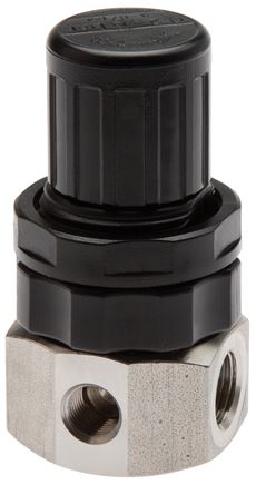 Edelstahl-Druckregler G 1/4", 0,5 - 10bar (Standard)
