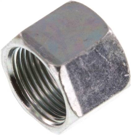 Überwurfmutter f. Schneidringverschr. 10 LL (M14x1), Stahl verzinkt