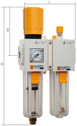 Eco-Line Wartungseinheit, G 3/8", Ablass automatisch