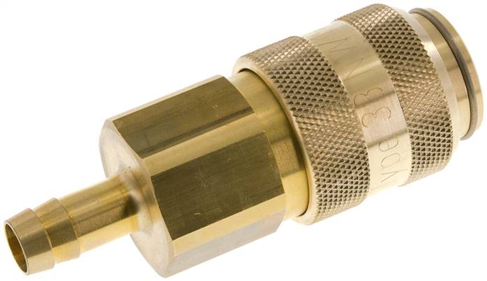 Schnellkupplung (NW15) 13 (1/2")mm Schlauch, Messing
