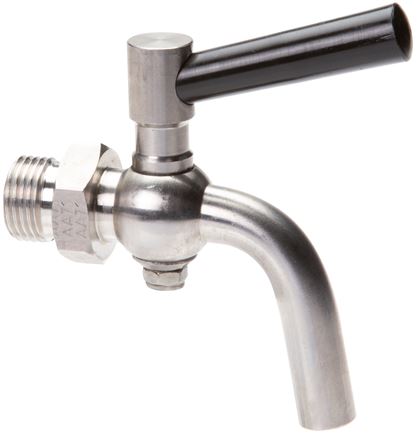 Edelstahl-Ablasshahn G 3/4", PN 6