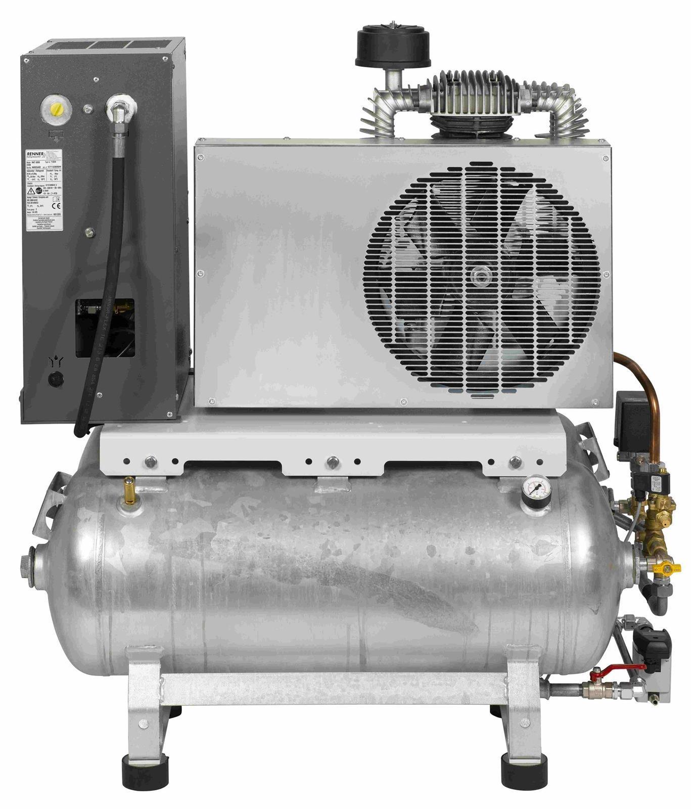 RENNER RIKO 700/2x90 KT Industrie-Kolbenkompressor 10 bar - Kesselanl. , zulassungsfrei, Kältetrockner