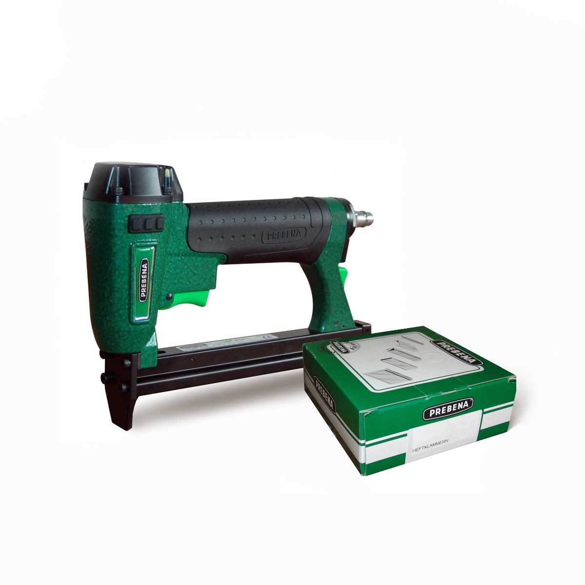 Prebena Druckluftnagler 1GP-A16 mit OPTIWEAR-TECHNOLOGY + A08CNK Heftklammer (ersetzt 1M-A16-S30)