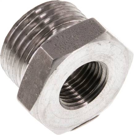 Reduziernippel G 3/8"(AG)-G 1/8"(IG), 1.4571