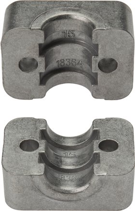 Klemmbackenpaar 21,3mm, Baugröße 3, leichte Baureihe Aluminium
