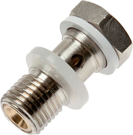 Drosselhohlschraube G 1/2", zu- und abluftregelnd (C), Schlitzschraube (mit Schraubendreher einstellbar)