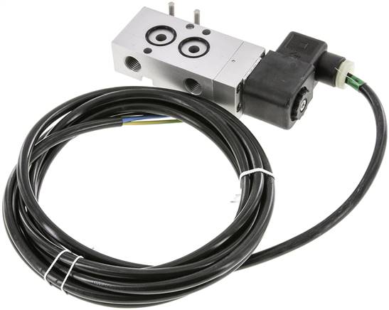 NAMUR-Magnetventil, 3/2-Wege (Luftfederrückstellung), G 1/4", 24 V= (ATEX), mit 3m Kabel