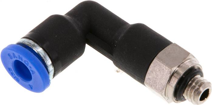 Winkel-Steckanschluss, lang M 5-4mm, IQS-Standard, langer Körper