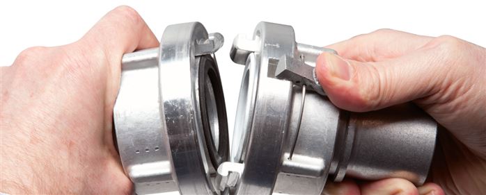 Storz-Kupplung 52-C, 32 (1-1/4")mm Schlauch, Aluminium (geschmiedet) Typ STKS 66/32 A-VER