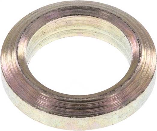 Manometer Dichtring, G 1/2", Stahl verzinkt, Dichtkantringe für Hydraulik-Schnei