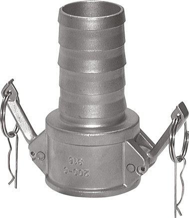 Kamlock-Kupplung (C) 127mm Schlauch, Messing