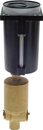 Metallbehälter mit Sichtrohr automatisch (Anbauautomat), Kombi 2