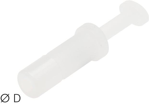 Verschlussstopfen für 12mm Steckanschlüsse, IQS-PVDF