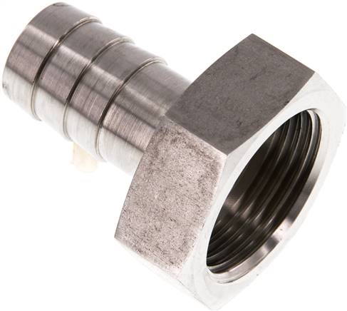 Aufschraub-Schlauchtülle G 1"-19 (3/4")mm, 1.4571