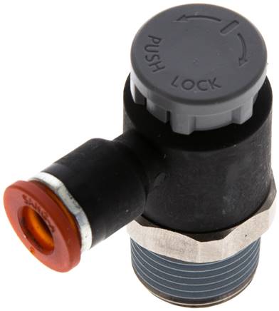 Kompakt-Drosselventil R 3/8"-6mm,zuluftregelnd