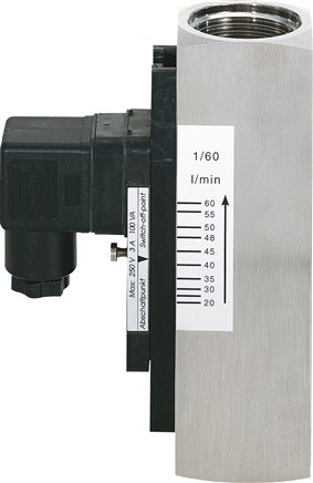 Durchflusswächter G 1" (IG), 3 - 10 l/min, 1.4571