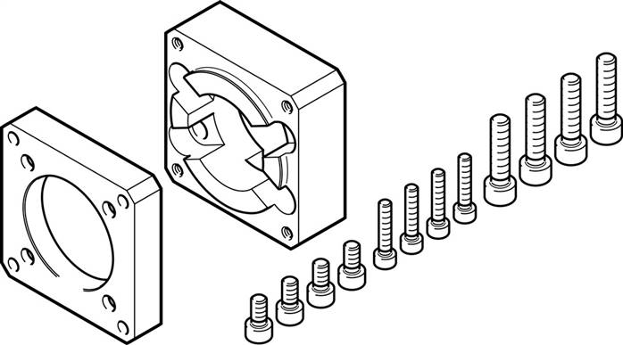 FESTO EAMF-A-43D-60G/H (1597579) Motorflansch