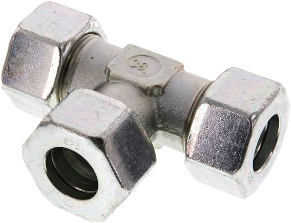 T-Schneidringverschraubung 25 S (M36x2), Stahl verzinkt