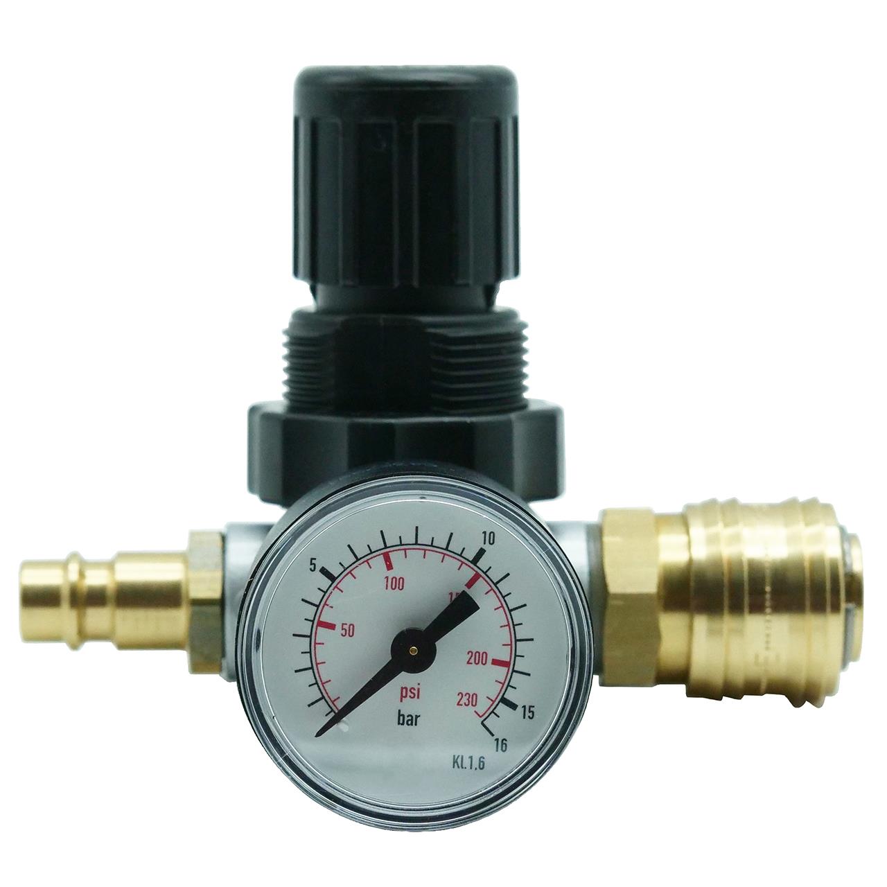 Prebena Aufsteckdruckminderer mit Kupplung und Stecknippel NW 7,2 0,5-10 bar