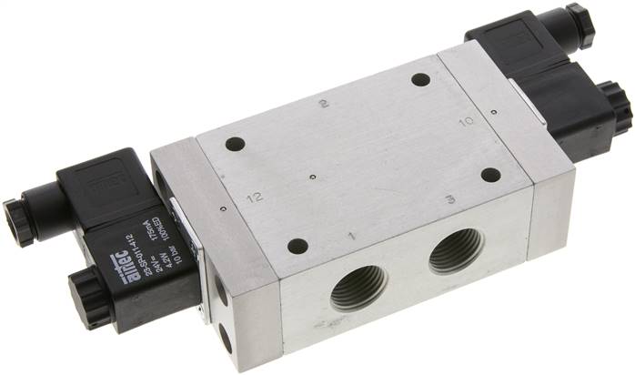 3/2-Wege Magnetimpulsventil, G 1/2", 12 V=