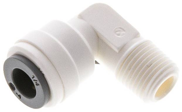 Winkel-Steckanschluss NPT 1/8"-1/4" (6,35 mm), IQS-LE (EPDM-Dichtung)