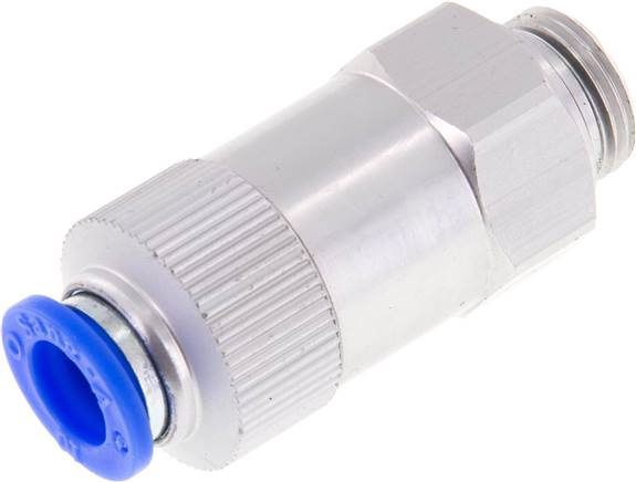 Rückschlagventil G 3/8"-10mm, Durchfluss vom Schlauch zum Gewinde, IQS-Standard