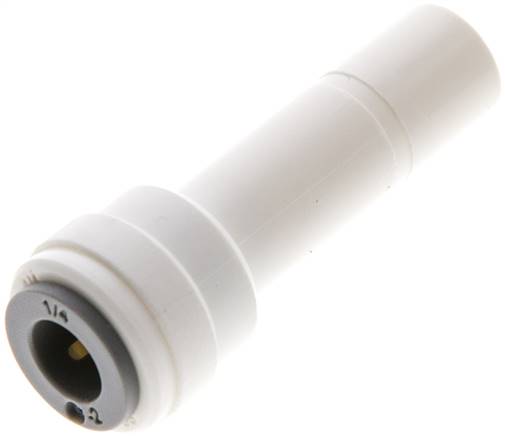 Reduzierung Stecknippel 3/8" (9,52 mm) x Schlauch 1/4" (6,35 mm), IQS-LE  (EPDM-Dichtung)